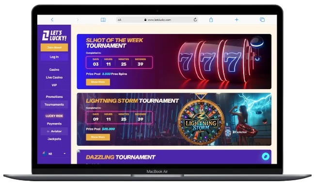 Lets Lucky Casino Tournaments